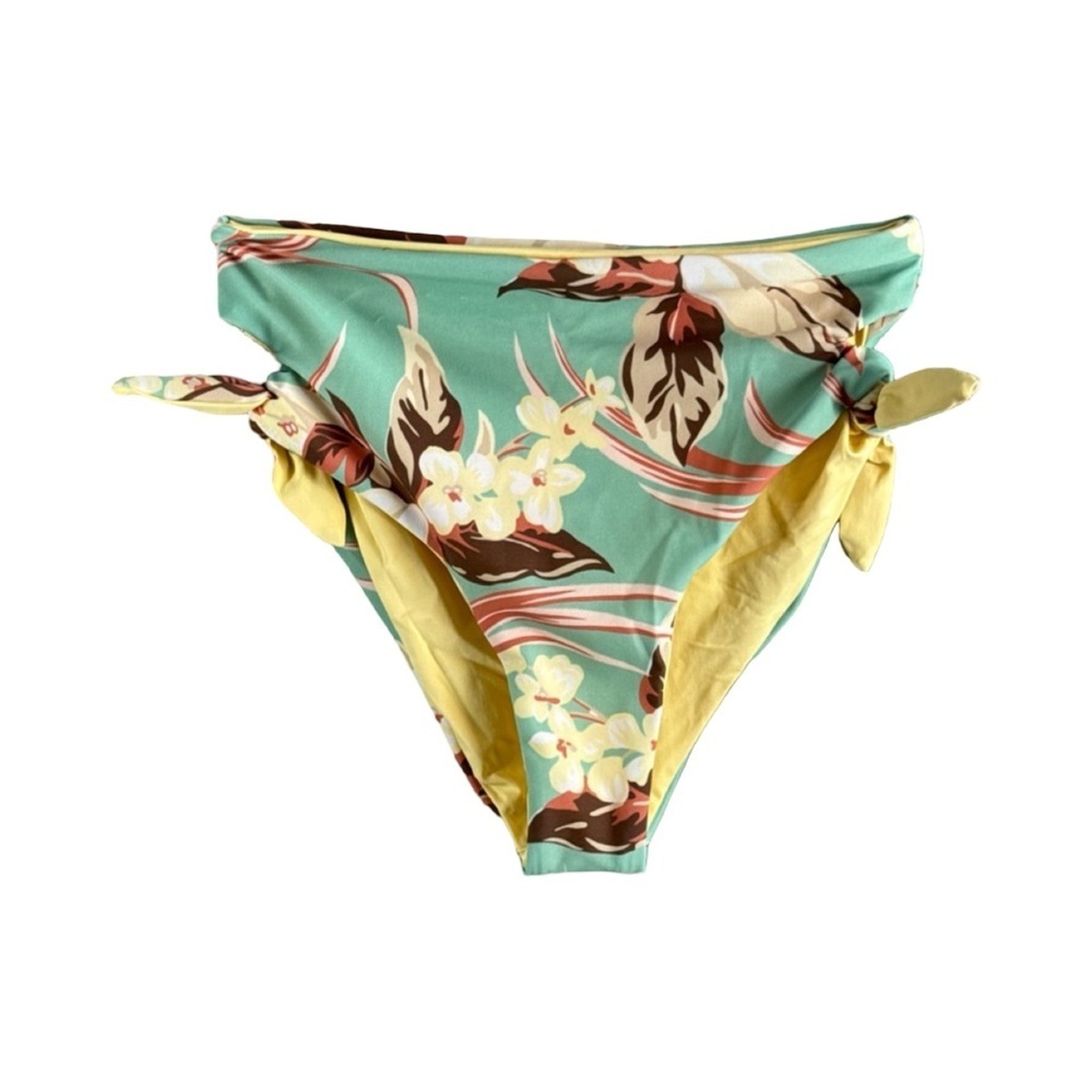 L*Space Bummin Floral Multicolor Bikini Bottom NWT Size S